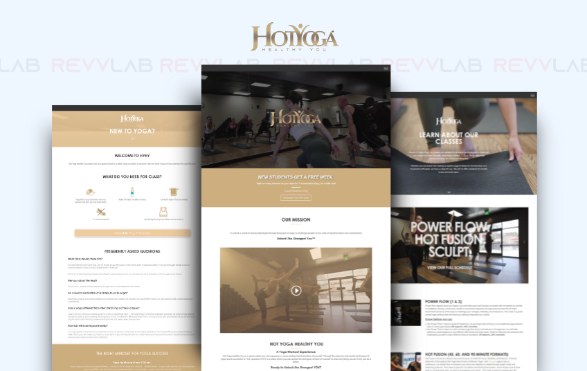 RevvLab agency's portfolio
